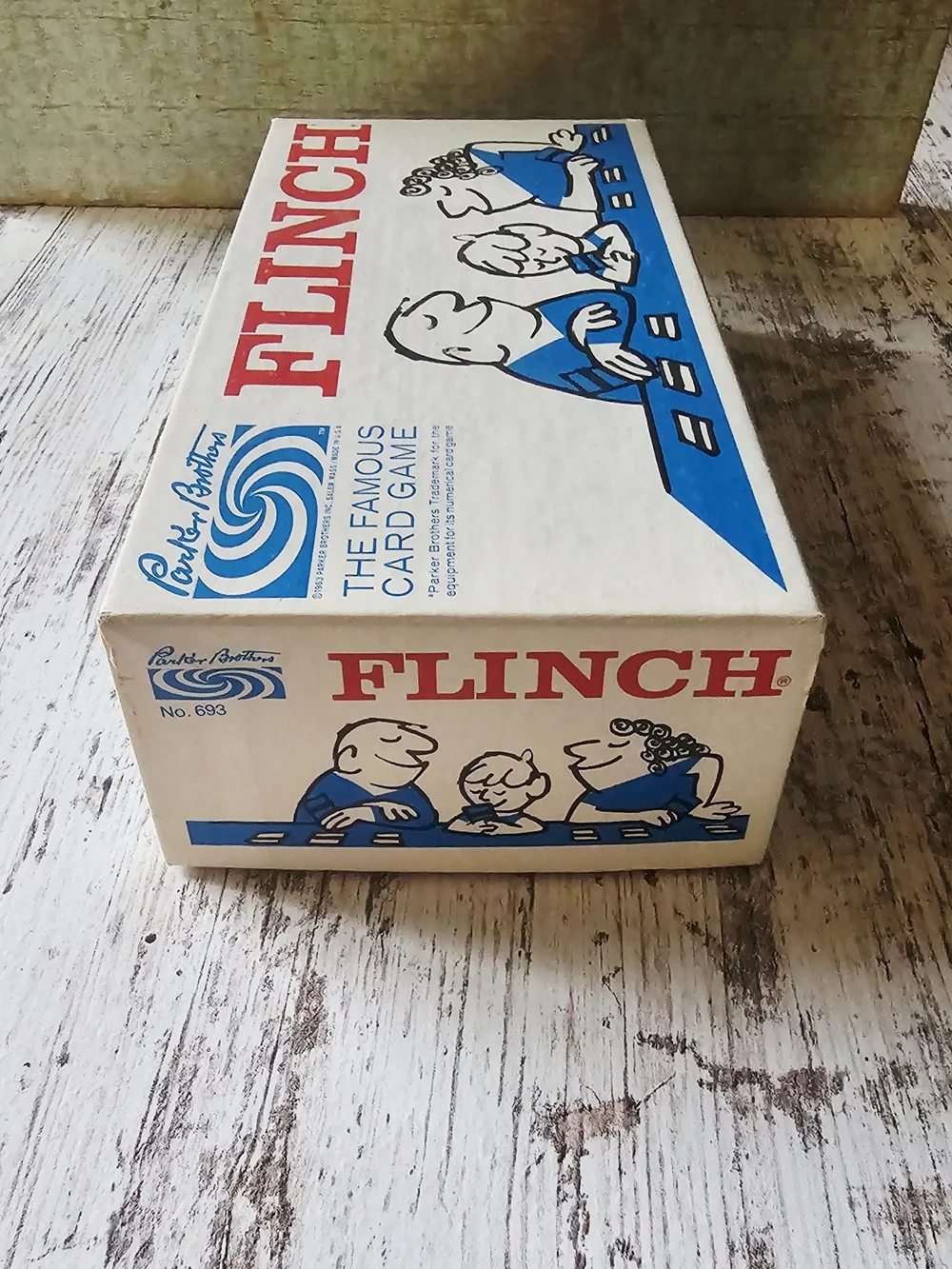 Flinch Card Game Parker Brothers Vintage 1963 Classic Complete - Great Condition